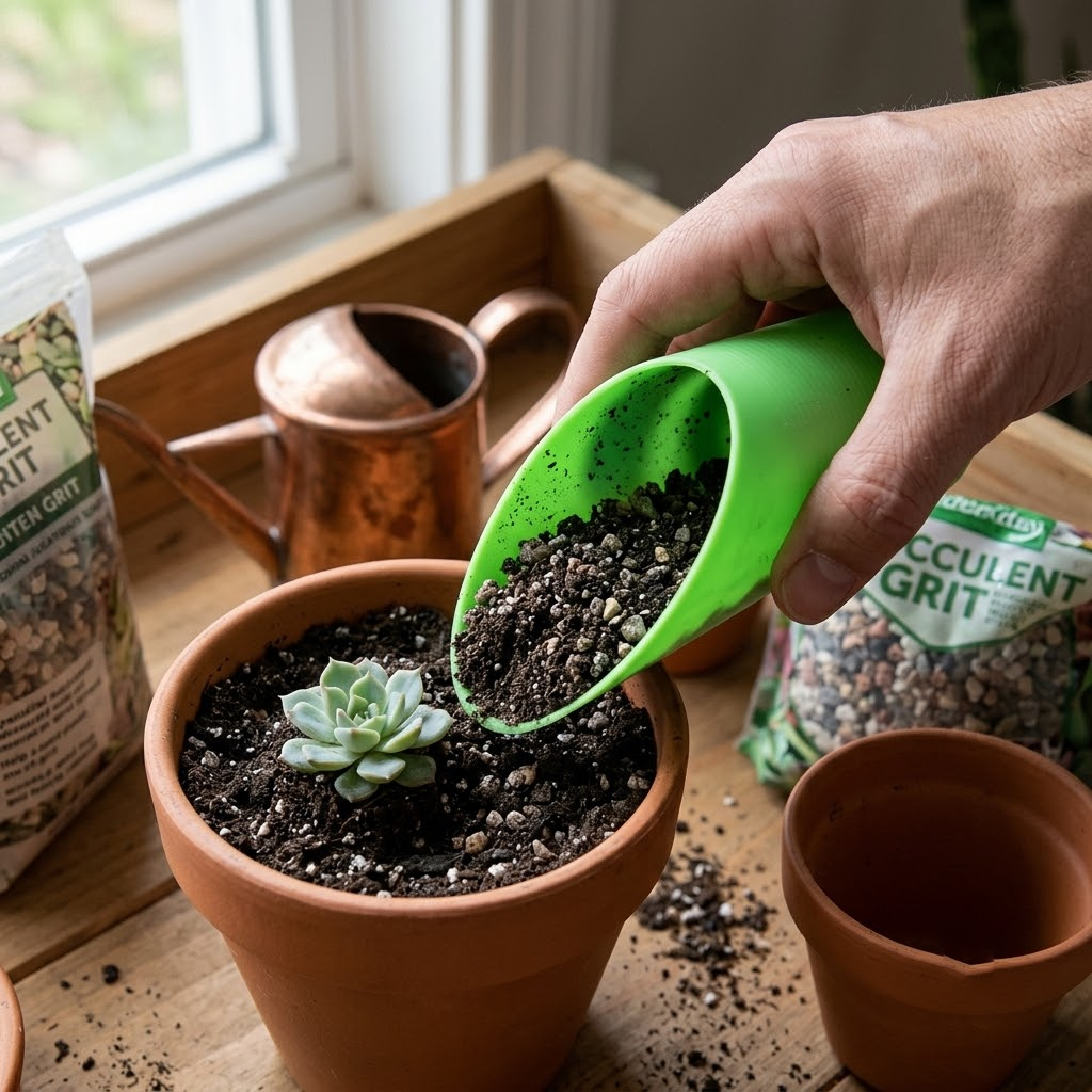 Cylindrical Garden Scoop