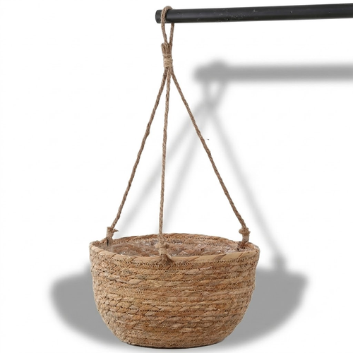 Natural Woven Hanging Planter