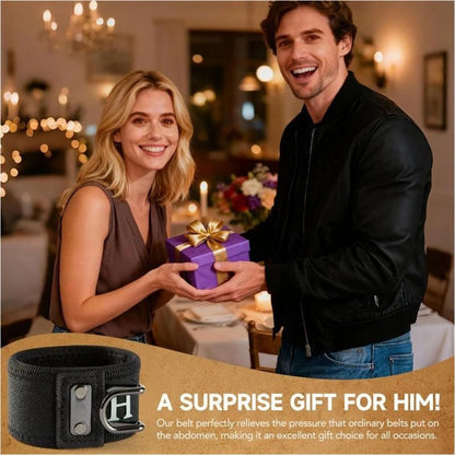 2026 US SummerVibes | Tactical Metal Hook Elastic Belt (Unisex) - Patented No - Buckle Invisible Design / EDC / EveryDayCarry / Soft Adjustable Side Waist Belt Pocket belts for men