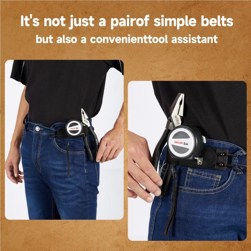 2026 US SummerVibes | Tactical Metal Hook Elastic Belt (Unisex) - Patented No - Buckle Invisible Design / EDC / EveryDayCarry / Soft Adjustable Side Waist Belt Pocket belts for men