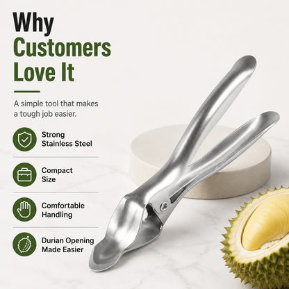 Stainless Steel Durian Opener – Open Tough Shells With Ease